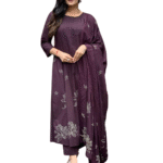 Floral Dreams ? Printed & Embroidered Cotton Dress (Size L)