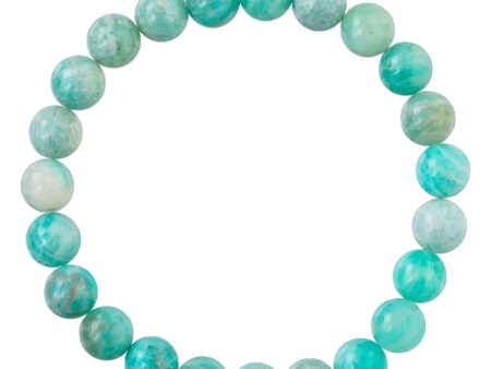 Amazonite Bracelet for Women Men's Gifts - Protection Healing Crystal Bracelet - 8mm Gemstone Beaded Adjustable
