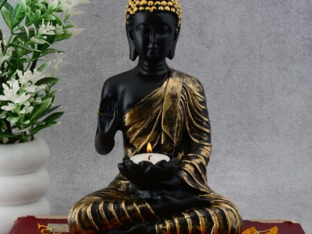 Buddha Idol Statue Showpiece Gift Gifting Item Polystone Home Decor Decoration