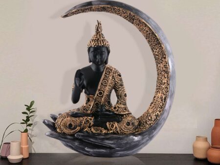 Buddha Idol Statue Showpiece Gift Gifting Item Polystone Home Decor Decoration
