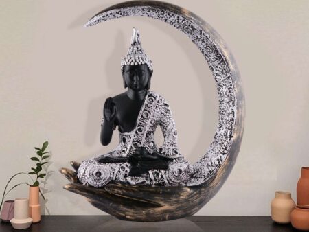 Buddha Idol Statue Showpiece Gift Gifting Item Polystone Home Decor Decoration