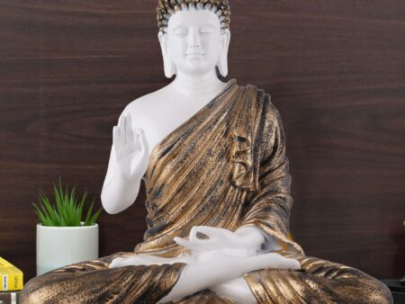 Buddha Idol Statue Showpiece Gift Gifting Item Polystone Home Decor Decoration